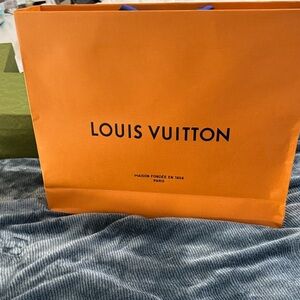 Louis Vuitton Orange Shopping Bag